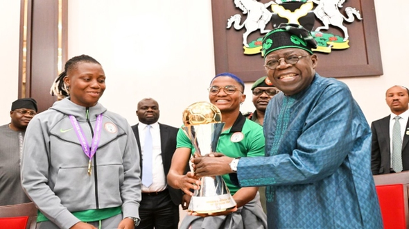 Tinubu Rewards Super Falcons with National Honours, $100,000 and Apartments
