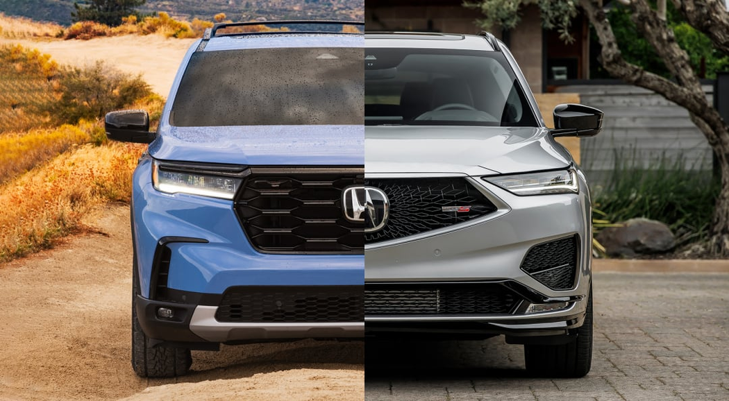 2025 Honda Pilot vs 2026 Acura MDX – 5 key's Differences